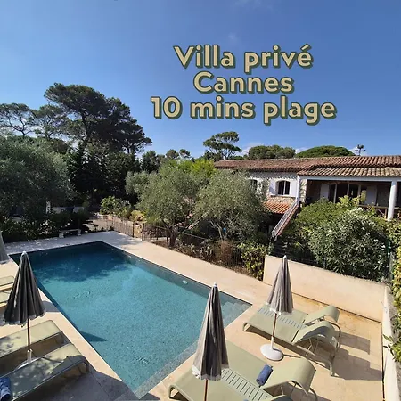 Daire Cannes Private With Pool, By The Sea, 3 Nights Minimum *