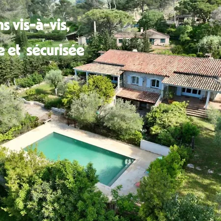Lou San Peyre, Cannes Et Mougins, 4 Km Des Plages Apartament *